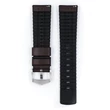 Kép 3/3 - Hirsch barna borjú bőr/ kaucsuk óraszíj  20mm - Tiger L - 0915075010-2-20