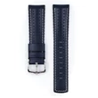 Kép 2/3 - Hirsch kék borjú bőr/ kaucsuk óraszíj  18mm - Tiger L - 0915075080-2-18
