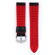 Kép 3/3 - Hirsch fekete borjú bőr/ kaucsuk óraszíj  20mm - Andy L - 0922028050-2-20