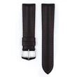 Kép 2/3 - Hirsch barna borjú bőr/ kaucsuk óraszíj  18mm - James L - 0925002010-2-18