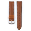 Kép 2/3 - Hirsch aranybarna borjú bőr/ kaucsuk óraszíj  18mm - James L - 0925002070-2-18