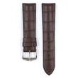 Kép 2/3 - Hirsch barna borjú bőr/ kaucsuk óraszíj  18mm - Paul L - 0925028010-2-18