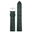 Kép 2/3 - Hirsch zöld borjú bőr/ kaucsuk óraszíj  20mm - Paul L - 0925028040-2-20