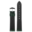 Kép 3/3 - Hirsch zöld borjú bőr/ kaucsuk óraszíj  20mm - Paul L - 0925028040-2-20