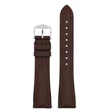 Kép 2/3 - Hirsch barna vegán bőr óraszíj  20mm - Bark L - 0935045015-2-20