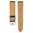 Kép 3/3 - Hirsch fekete aligátor bőr óraszíj  16mm - Genuine Alligator M - 10200759-1-16