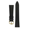 Kép 2/3 - Hirsch fekete borjú bőr óraszíj  10mm - Camelgrain M - 10200950OE-1-10