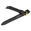 Kép 3/3 - Hirsch fekete borjú bőr óraszíj  10mm - Camelgrain M - 10200950OE-1-10