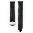 Kép 2/3 - Hirsch fekete borjú bőr óraszíj  18mm - Modena L - 10302850-2-18