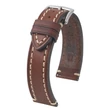 Kép 1/3 - Hirsch barna borjú bőr óraszíj  18mm - Liberty L - 10900210-2-18