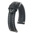 Kép 1/3 - Hirsch fekete borjú bőr óraszíj  18mm - Liberty L - 10900250-2-18