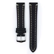 Kép 2/3 - Hirsch fekete borjú bőr óraszíj  18mm - Liberty L - 10900250-2-18