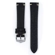 Kép 3/3 - Hirsch fekete borjú bőr óraszíj  18mm - Liberty L - 10900250-2-18