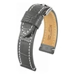 Kép 1/3 - Hirsch szürke borjú bőr óraszíj  20mm - Knight L NQR - 10902830-2-20