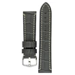 Kép 2/3 - Hirsch szürke borjú bőr óraszíj  20mm - Knight L NQR - 10902830-2-20