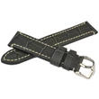 Kép 3/3 - Hirsch szürke borjú bőr óraszíj  20mm - Knight L NQR - 10902830-2-20