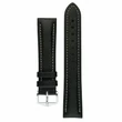 Kép 2/3 - Hirsch fekete bivaly bőr óraszíj  18mm - Buffalo M NQR - 11350250-2-18