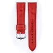 Kép 2/3 - Hirsch piros borjú bőr óraszíj  18mm - Rainbow M - 12302620-2-18