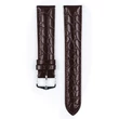 Kép 2/3 - Hirsch barna borjú bőr óraszíj  8mm - Crocograin M NQR - 12302810-1-08