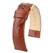 Kép 1/3 - Hirsch aranybarna borjú bőr óraszíj  18mm - Crocograin M - 12302870-1-18