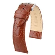 Kép 1/3 - Hirsch aranybarna borjú bőr óraszíj  18mm - Crocograin L - 12322870-2-18
