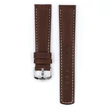 Kép 2/3 - Hirsch barna borjú bőr óraszíj  18mm - Mariner L - 14502110-2-18