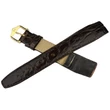 Kép 3/3 - Hirsch barna kajmán bőr óraszíj  16mm - Genuine Croco M - 18800810OE-1-16