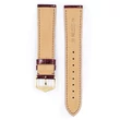 Kép 3/3 - Hirsch bordó kajmán bőr óraszíj  12mm - Genuine Croco M - 18900860-1-12