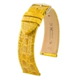 Kép 1/3 - Hirsch sárga kajmán bőr óraszíj  12mm - Genuine Croco M - 18900872-1-12