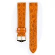 Kép 2/3 - Hirsch narancsságra kajmán bőr óraszíj  12mm - Genuine Croco M - 18900876-1-12