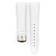 Kép 2/3 - Hirsch fehér kajmán bőr óraszíj  18mm - Genuine Croco L - 18920800-1-18
