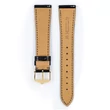 Kép 3/3 - Hirsch fekete kajmán bőr óraszíj  18mm - Genuine Croco L - 18920850-1-18