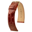 Kép 1/3 - Hirsch aranybarna kajmán bőr óraszíj  18mm - Genuine Croco L - 18920870-1-18
