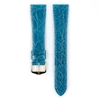 Kép 2/3 - Hirsch türkiz kajmán bőr óraszíj  18mm - Genuine Croco L - 18920883-1-18