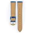 Kép 3/3 - Hirsch királykék kajmán bőr óraszíj  18mm - Genuine Croco L - 18920885-1-18