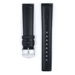 Kép 3/3 - Hirsch fekete kaucsuk óraszíj  18mm - Pure L - 40538850-2-18