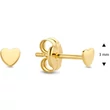 Kép 3/3 - Jackie Gold mini arany szív fülbevaló - JKE20.002