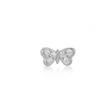 Kép 2/2 - Kurshuni női félpár fülbevaló - KR1146-3SRH - Mini Butterflies