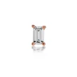 Kép 1/2 - Kurshuni octogon fél pár fülbevaló - KR608-3S-RG