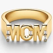 Kép 1/4 - Pandora "MOM" aranyozott gyűrű - 164460C01-50