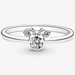 Kép 2/5 - Pandora Disney Minnie egér szikrázó fej gyűrű - 190074C01-48