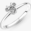 Kép 4/5 - Pandora Disney Minnie egér szikrázó fej gyűrű - 190074C01-48