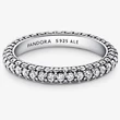 Kép 2/5 - Pandora ezüst pavé egysoros gyűrű - 192627C01-50