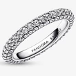 Kép 3/5 - Pandora ezüst pavé egysoros gyűrű - 192627C01-50