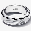 Kép 2/5 - Pandora hullámos széles gyűrű - 193886C00-50