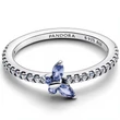 Kép 1/4 - Pandora szikrázó kék pillangó gyűrű - 194269C01-48 Kép 1/4 - Pandora szikrázó kék pillangó gyűrű - 194269C01-48