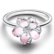 Kép 2/5 - Pandora cseresznyevirág gyűrű - 194371C01-48