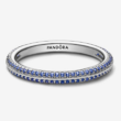 Kép 2/2 - Pandora csillogó kék krisályos Me gyűrű - 199679C03-48