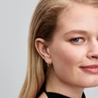 Kép 3/4 - Pandora csavart Huggie fülbevaló - 263871C00