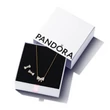Kép 6/6 - Pandora Szikrázó arany masni nyaklánc - 363508C01-45